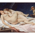 Le Sommeil, 1866 Painting by Gustave Courbet