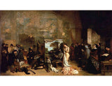 The Artist's Studio (or A True Allegory Concerning Seven Years of My Artistic Life) Painting artwork preview