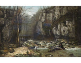 The Stream of the Puits-Noir at Ornans Painting artwork preview