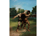 The Wrestlers, 1853 Painting artwork preview