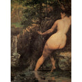 The Source or Bather at the Source, 1868 Painting by Gustave Courbet
