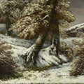 Trees in the Snow, c.1865 