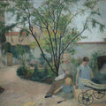 The Family In The Garden Rue Carcel 