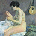 Study of a Nude. Suzanne Sewing 