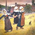 Breton Girls Dancing Aka Dancing A Round In The Haystacks 