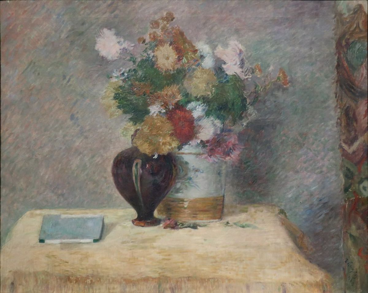 Flowers And Japanese Book
PAUL GAUGUIN 