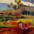 Tahitian Women Under The Palms 