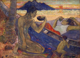The Canoe A Tahitian Family artwork preview