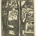 Femme Cueillant Des Fruits Et Oviri 