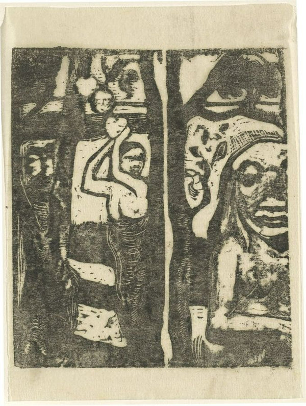 Femme Cueillant Des Fruits Et Oviri 