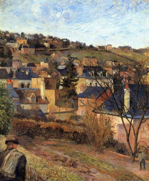 Blue roofs at Rouen 