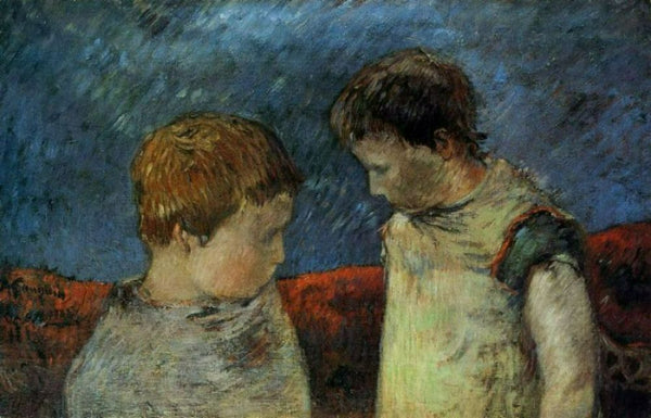 Aline Gauguin And One Of Her Brothers 