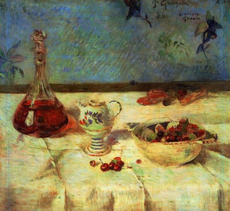The White Tablecloth Aka Still Life With Cherries 