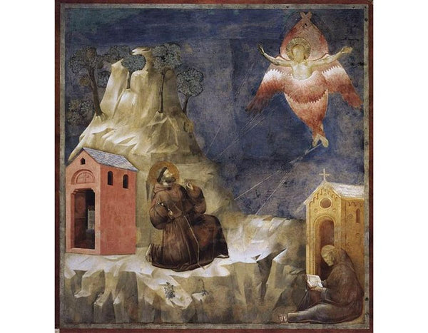 Legend of St Francis- 19. Stigmatization of St Francis 1297-1300
