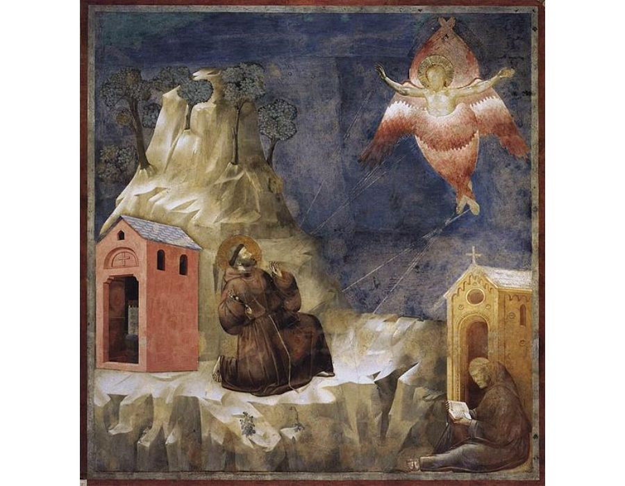 Legend of St Francis- 19. Stigmatization of St Francis 1297-1300