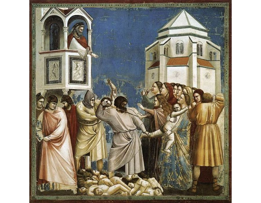 No. 21 Scenes from the Life of Christ- 5. Massacre of the Innocents 1304-06
