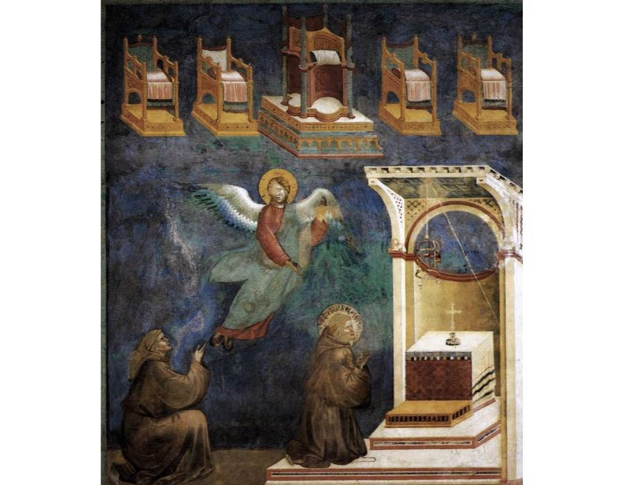 Legend of St Francis- 9. Vision of the Thrones 1297-99
