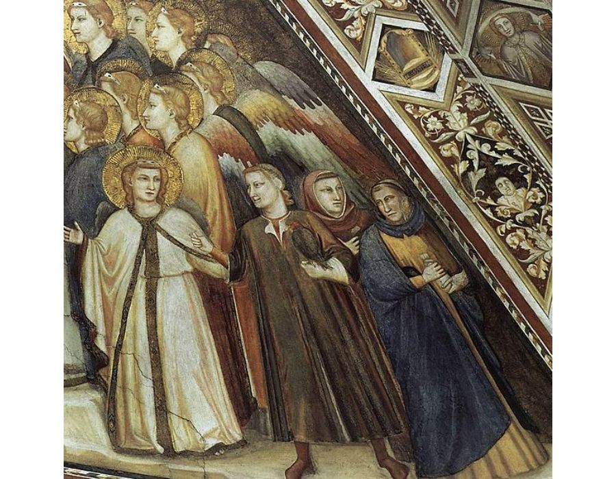 Franciscan Allegories- Allegory of Poverty (detail 2) c. 1330
