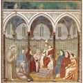 Legend of St Francis- 17. St Francis Preaching before Honorius III 1297-1300
