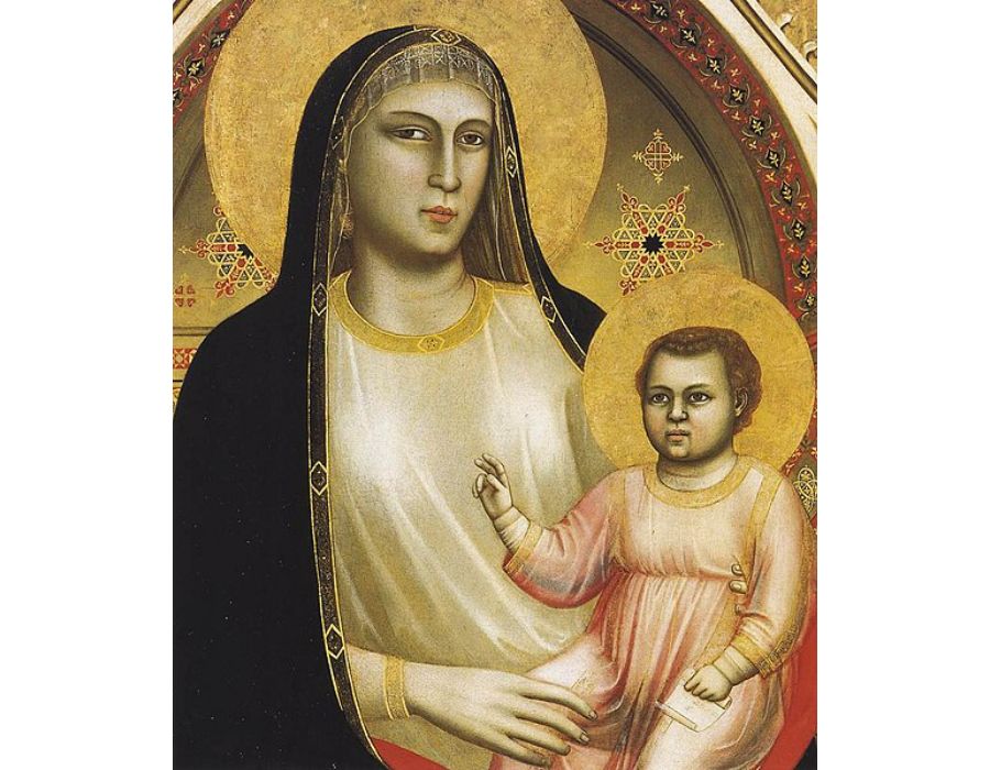 Ognissanti Madonna (detail)
