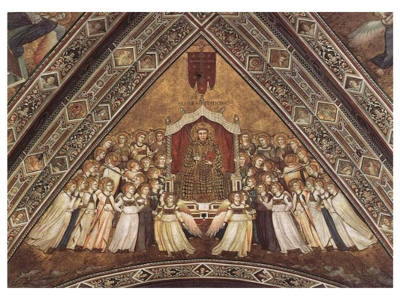 Franciscan Allegories St Francis in Glory
