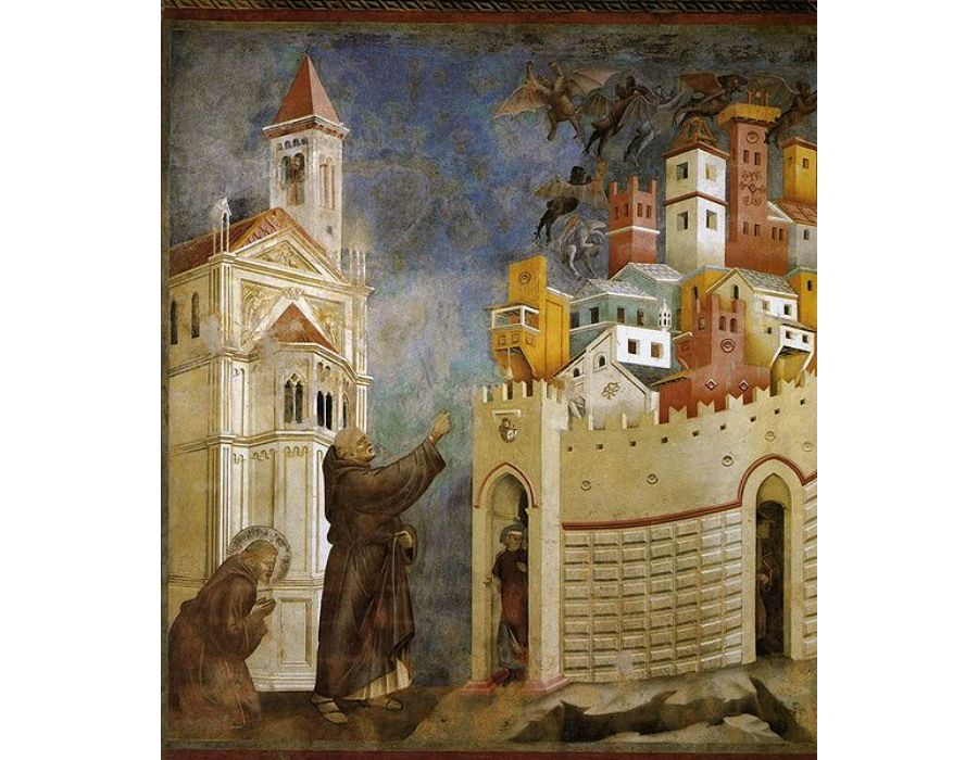 The Expulsion Of The Demons From Arezzo 1295-1300
