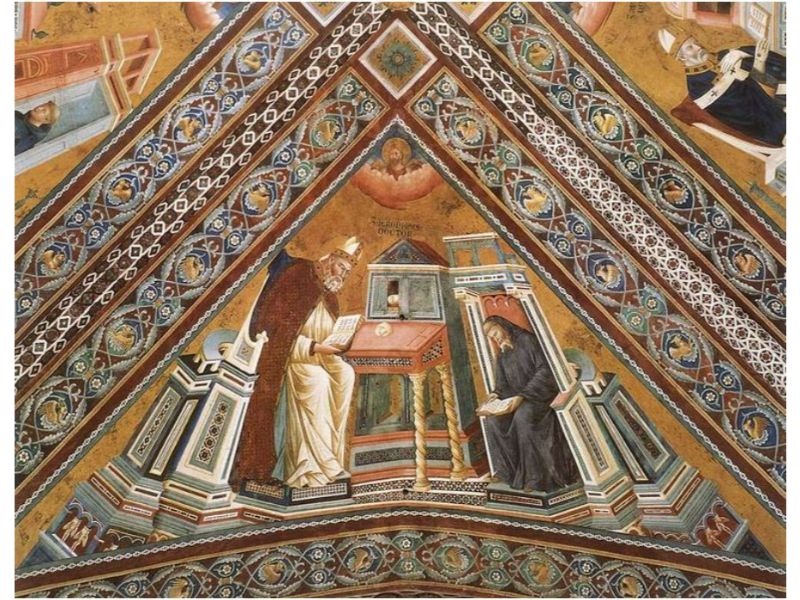 Vault Of The Doctors Of The Church St Jerome 1290-1295
