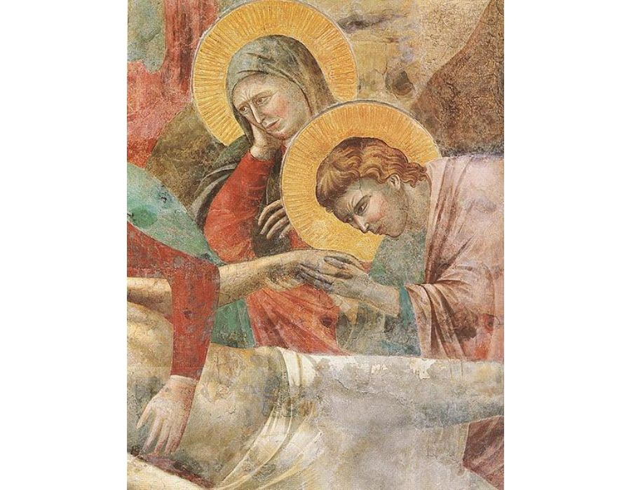 Scenes from the New Testament Lamentation (detail)