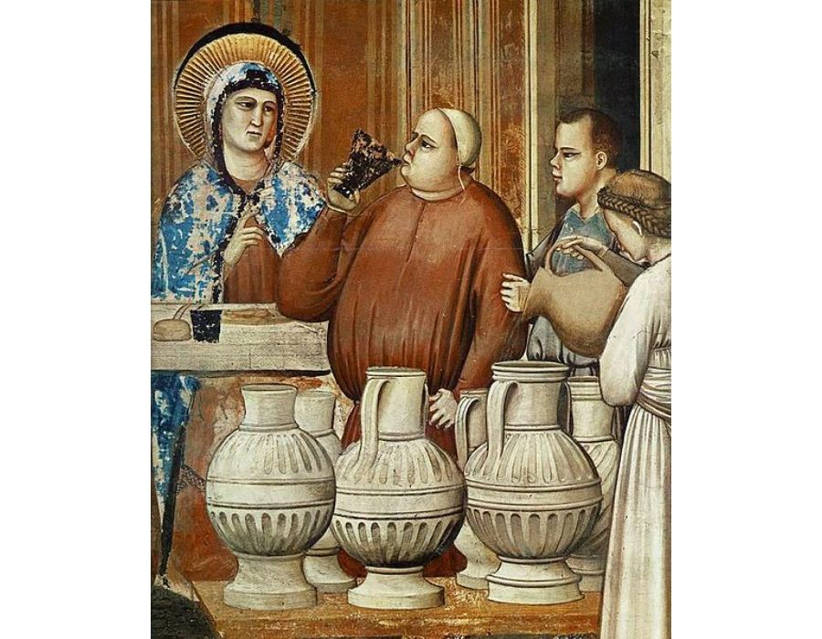 The Wedding Feast At Cana Detail 1304-1306
