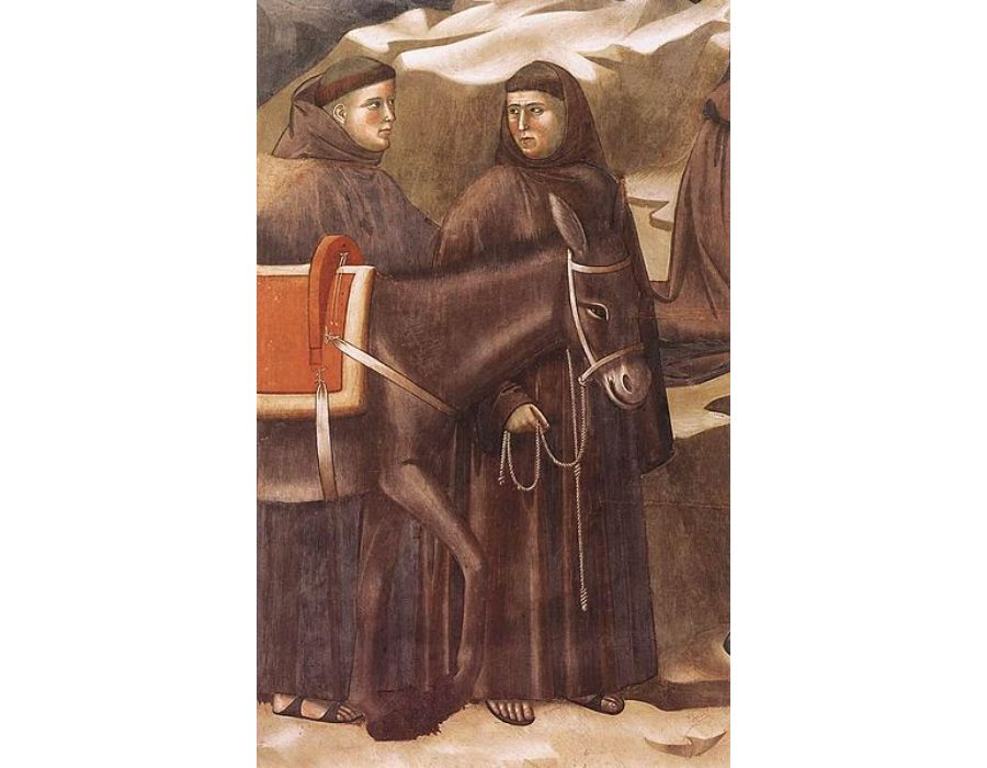 Legend of St Francis 14. Miracle of the Spring (detail)

