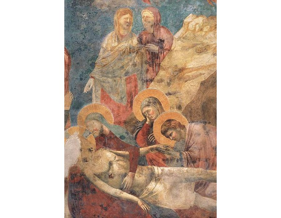 Scenes from the New Testament Lamentation (detail) 2
