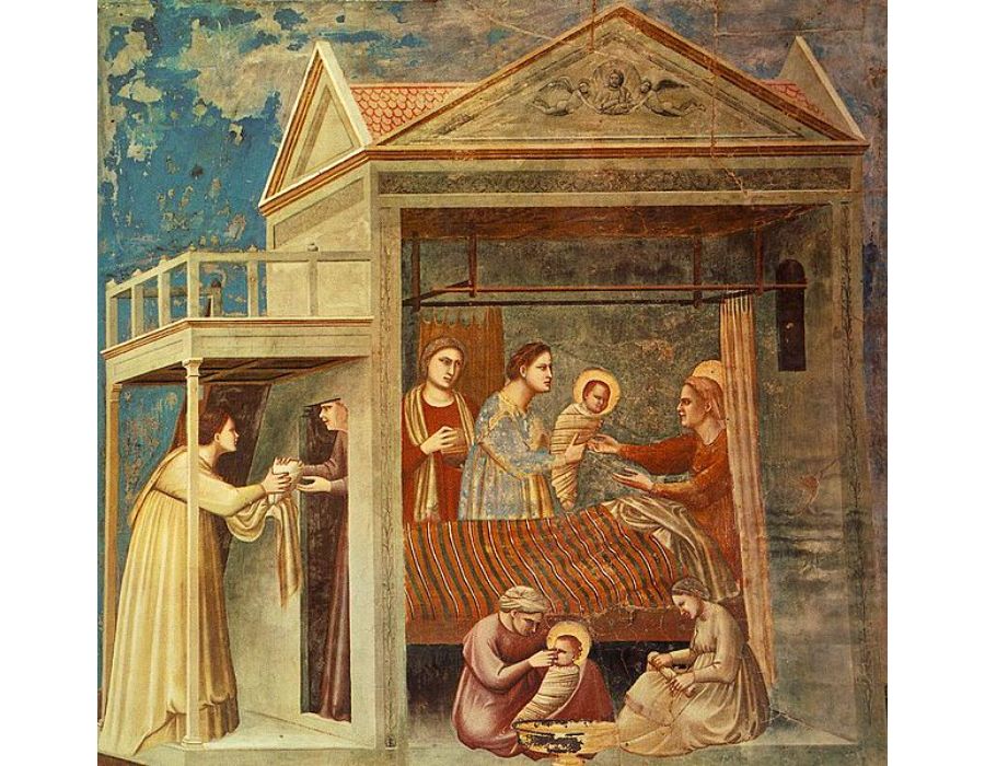 The Birth Of Mary 1304-1306
