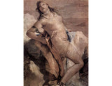 Frescoes in the Villa Vallmarana, Vicenca, scene, Minerva will force Achilles to kill Agamenon artwork preview