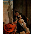 Alexander the Great and Campaspe in the studio of Apelles, detail 2 