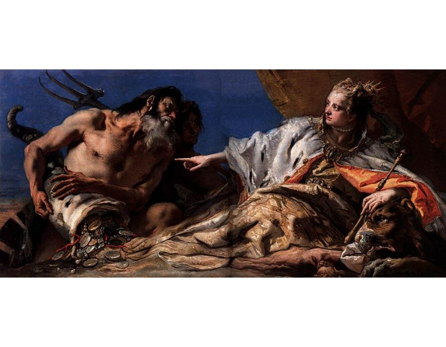 Neptune Offering Gifts to Venice
