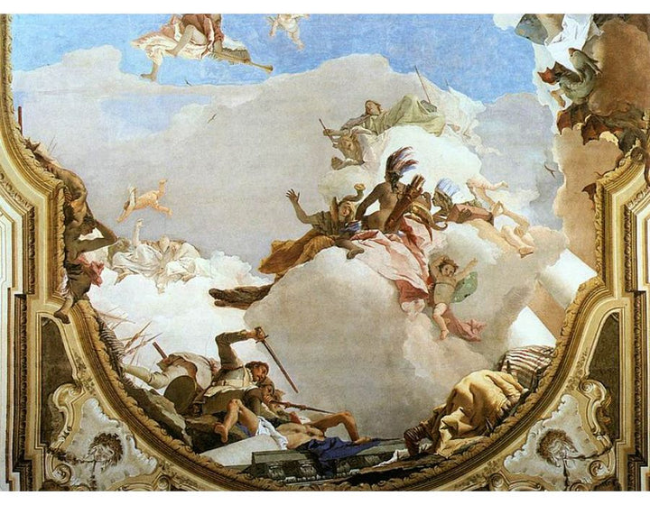 Apotheosis of the Family Pisani, detail 1 