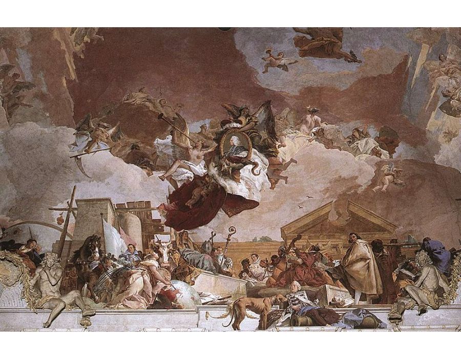 Apollo and the Continents (Europe, overall view) 1752-53
