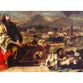 St. Thecla Liberating the City of Este from the Plague (detail) 1759
