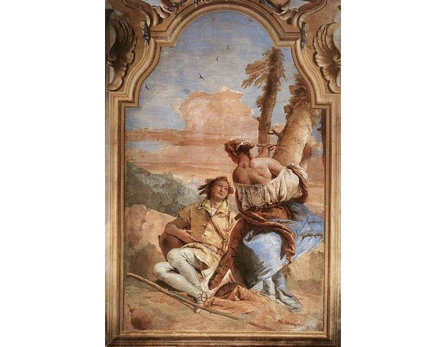 Angelica Carving Medoro's Name on a Tree 1757
