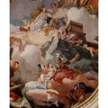 Frescoes in the Royal Palace of Madrid, scene, apotheosis of the Spanish royal family
