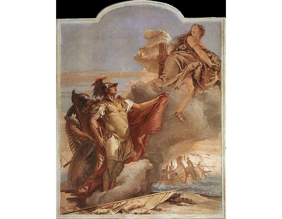 Venus Appearing to Aeneas on the Shores of Carthage 1757
