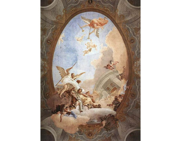 Allegory of Merit Accompanied by Nobility and Virtue 