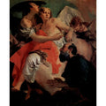 Abraham and the angels counterpart, Hagar and Ismael 