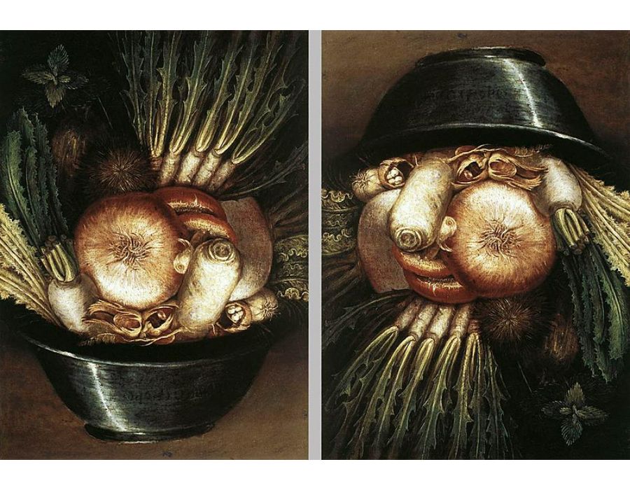 Vegetables In A Bowl Or The Gardener