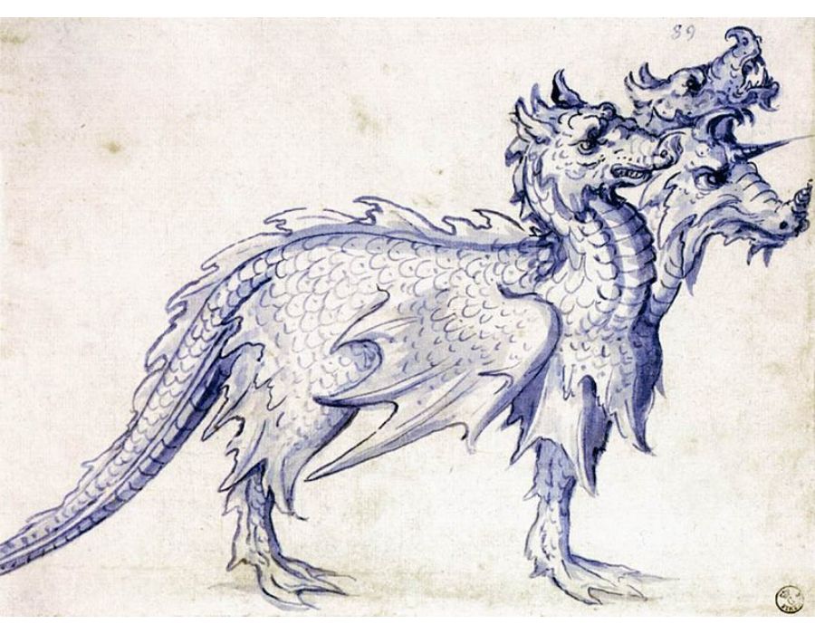 Sketch for a Cerberus
