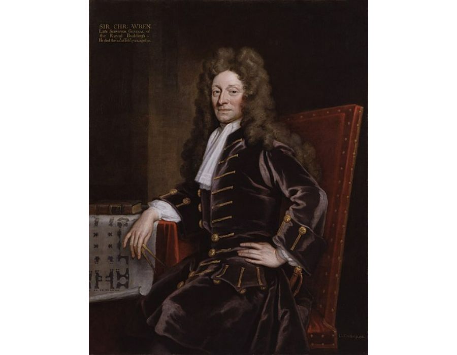 Portrait of Sir Christopher Wren 1632-1723
