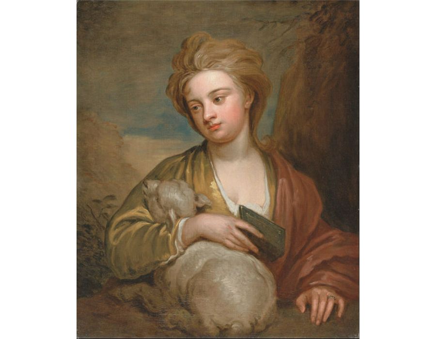 Portrait of Miss Voss as St Agnes
