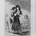 Caprichos Plate 7 Even Thus He Cannot Make Her Out 