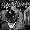 The Burial of the Count of Orgaz (detail 1) 1586-88
