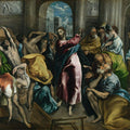 Christ Driving The Traders From The Temple C 1600